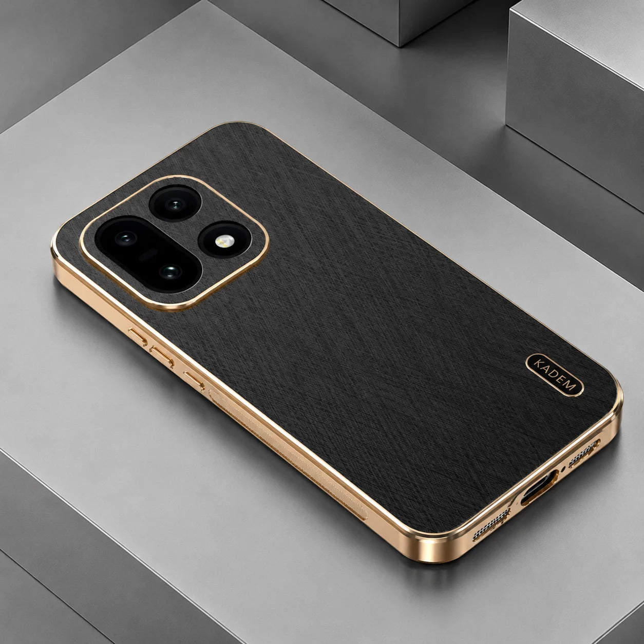Electroplate Golden Thread Pattern Case