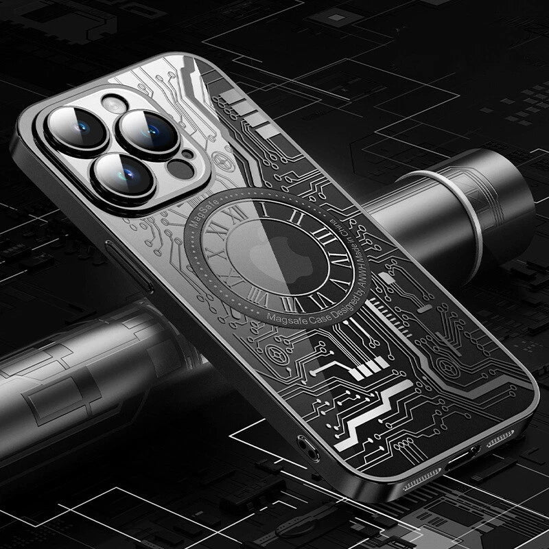 Electroplated Timezone  Case black