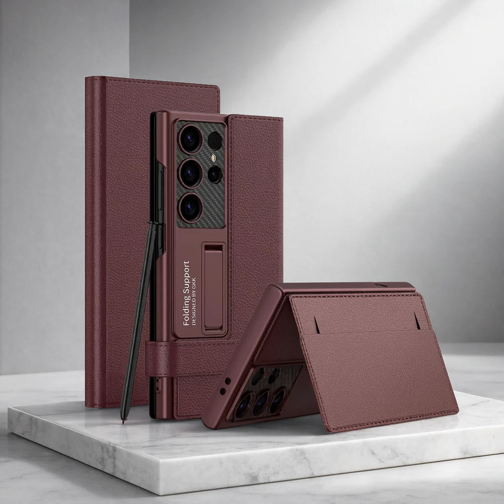 Folding Bracket Card Wallet Case