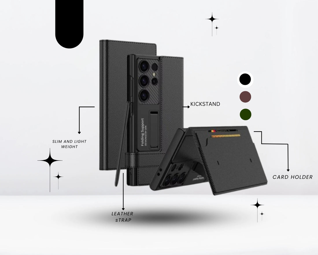 Folding Bracket Card Wallet Case for Galaxy S Series