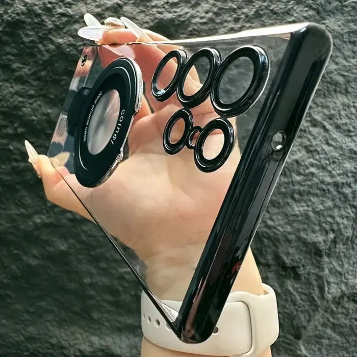 Frameless Magnetic Case with Kickstand for Samsung