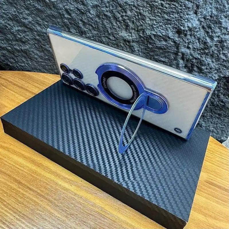 Frameless Magnetic Case with Kickstand for Samsung
