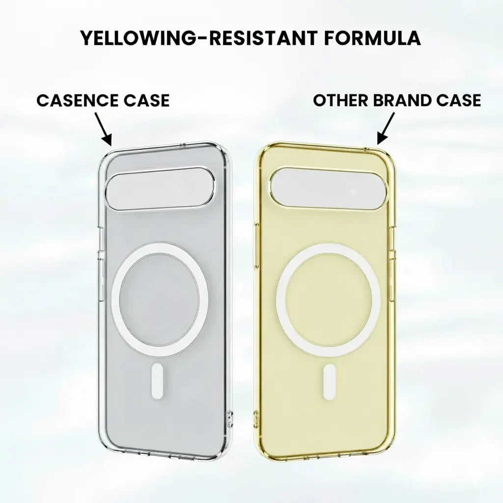 Anti Yellow Magsafe Clear Transparent Case for Google Pixel 8 Pro