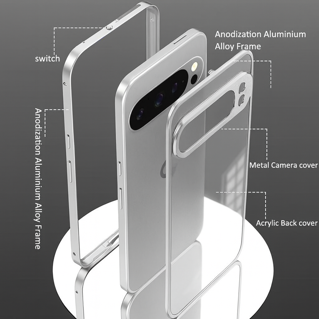 Aluminium Alloy Metal Frame Glass Case - Google