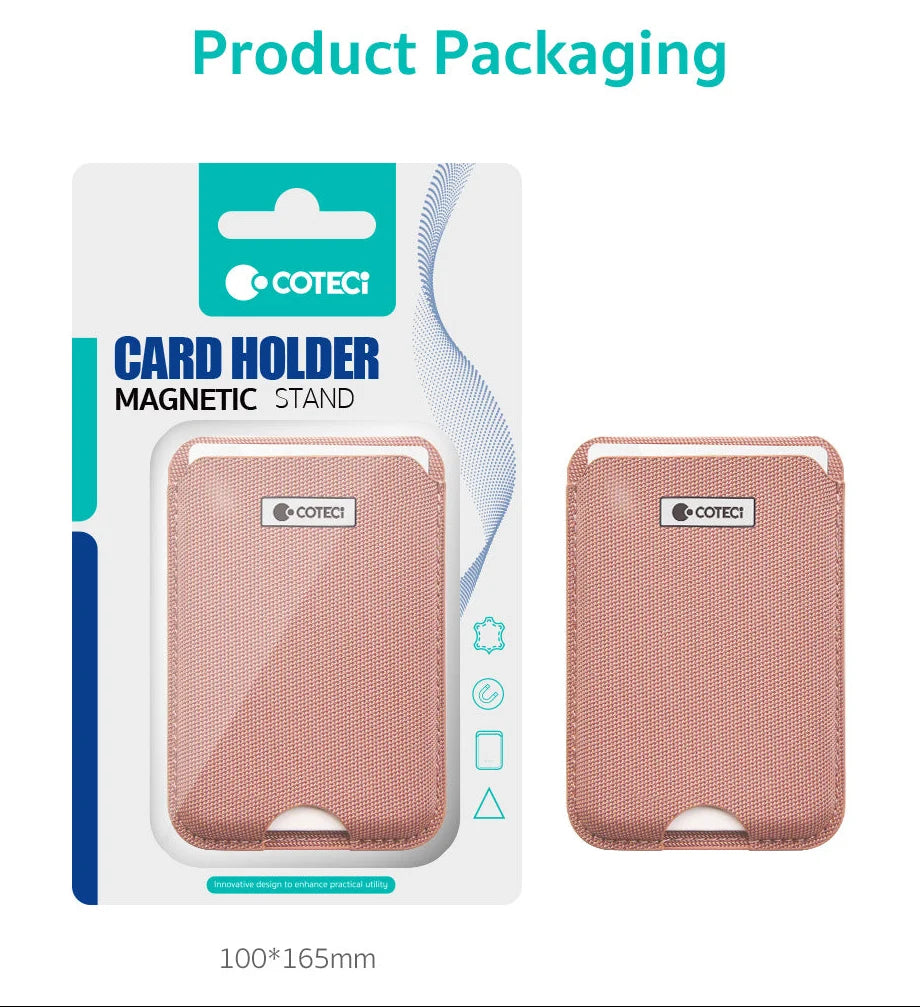 COTECi TR-062 Magnetic Card Holder Wallet with Stand