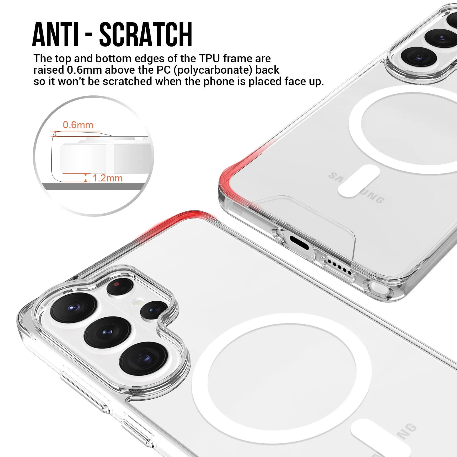 Samsung Galaxy S Series - Premium MagSafe Clear Back Case