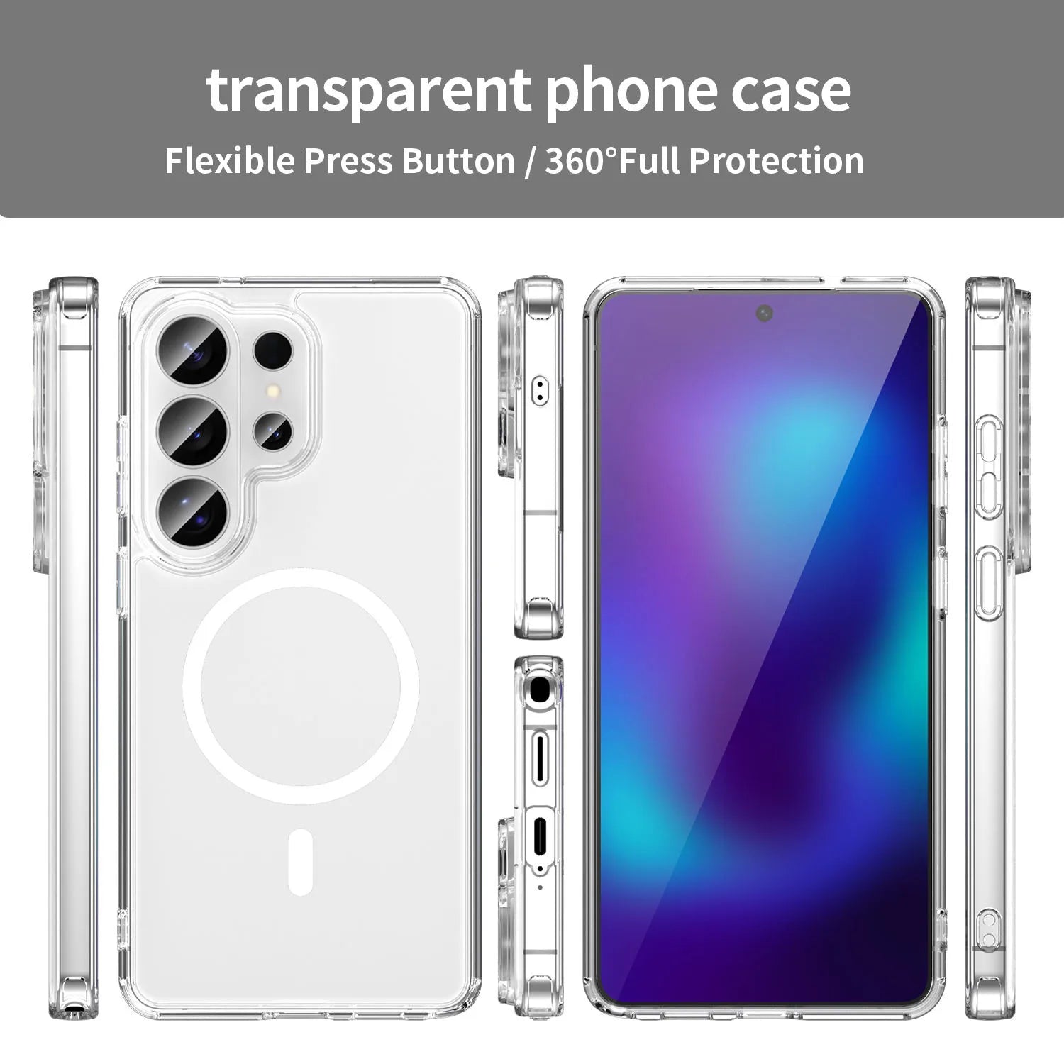 Samsung Galaxy S Series - Premium MagSafe Clear Back Case