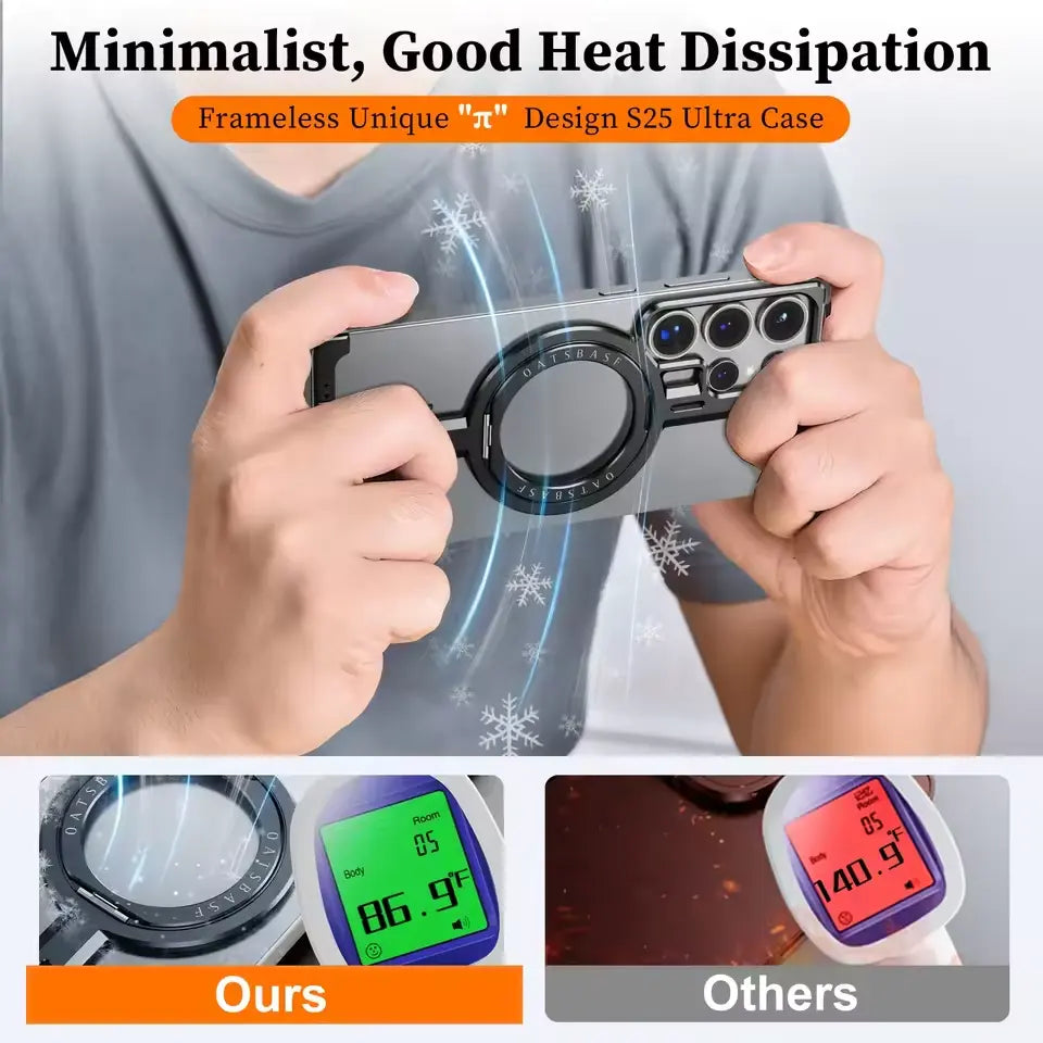 Magnetic Shockproof Ring Case for Samsung