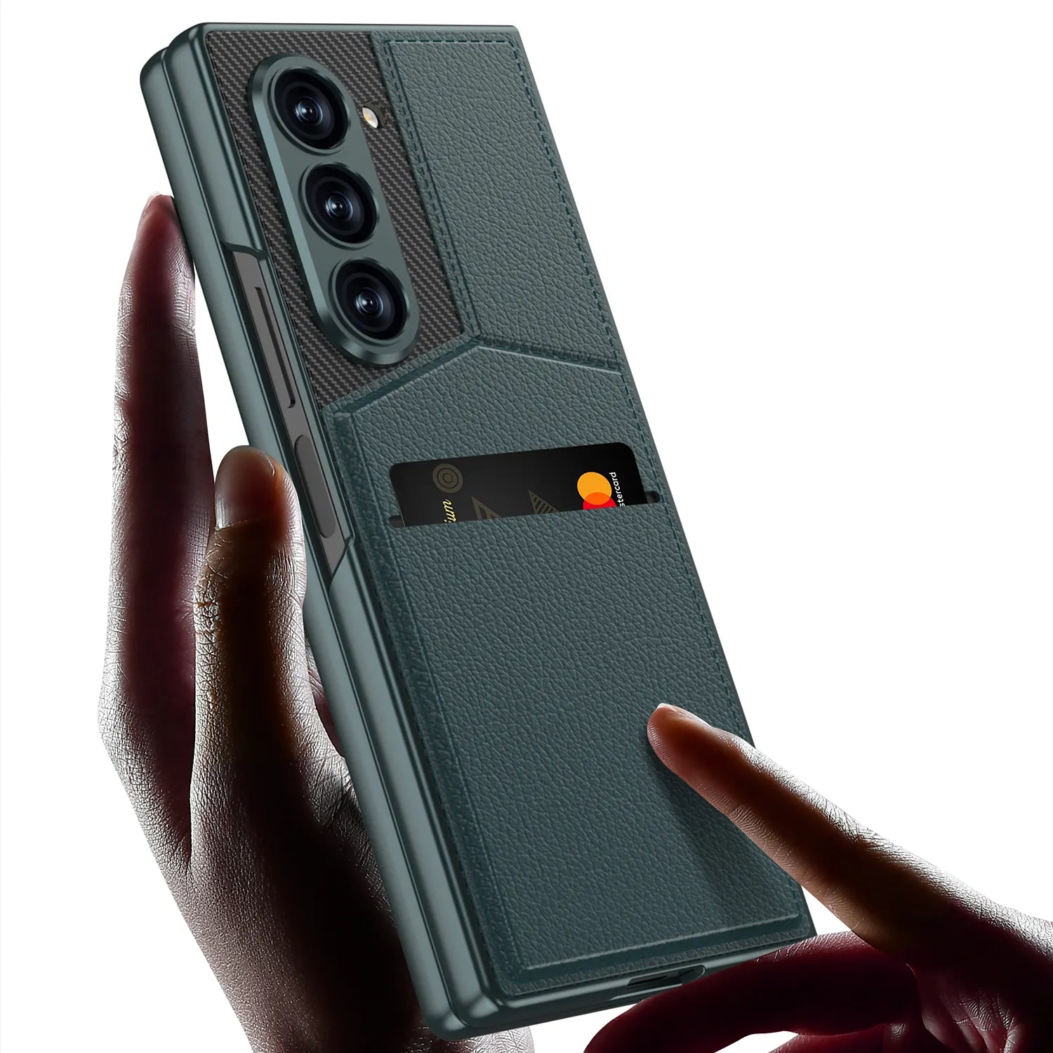 Leather Wallet Kickstand Case