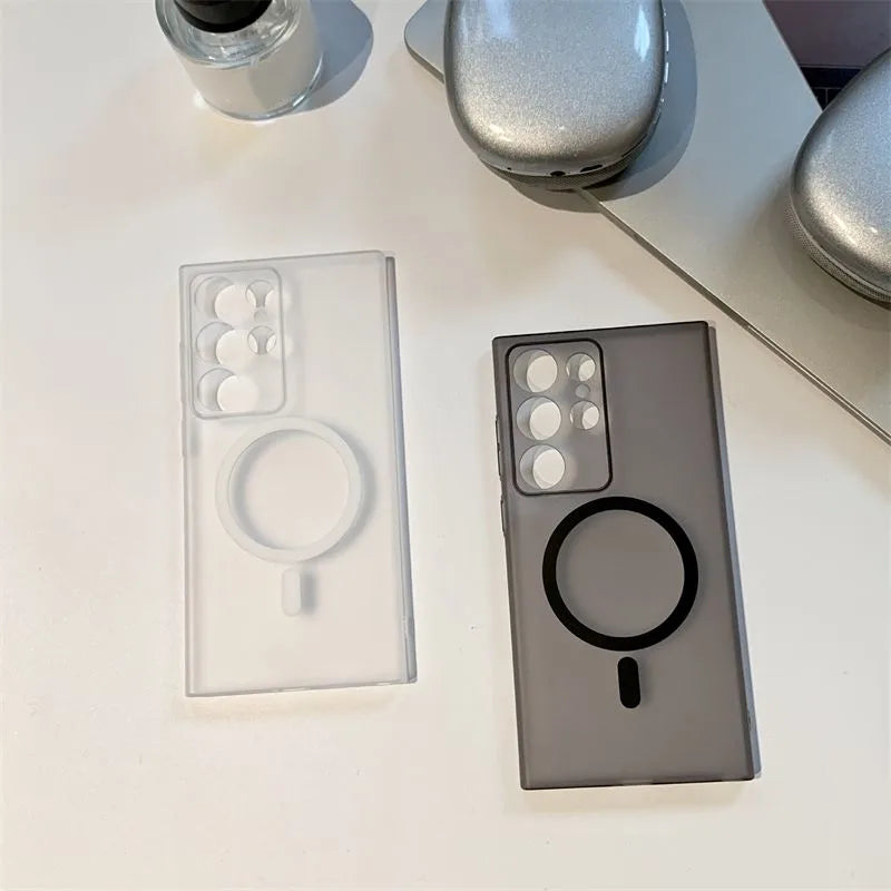 Ultra-Slim 0.3mm Paper-Feel Magnetic Case for Samsung