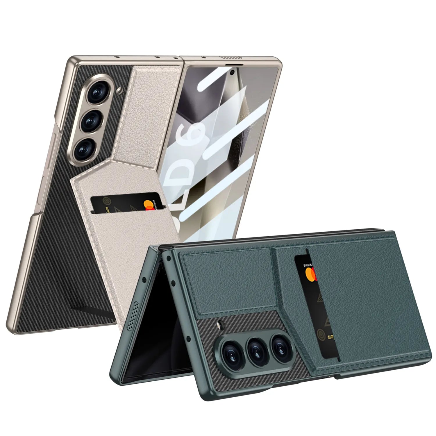 Leather Wallet Kickstand Case