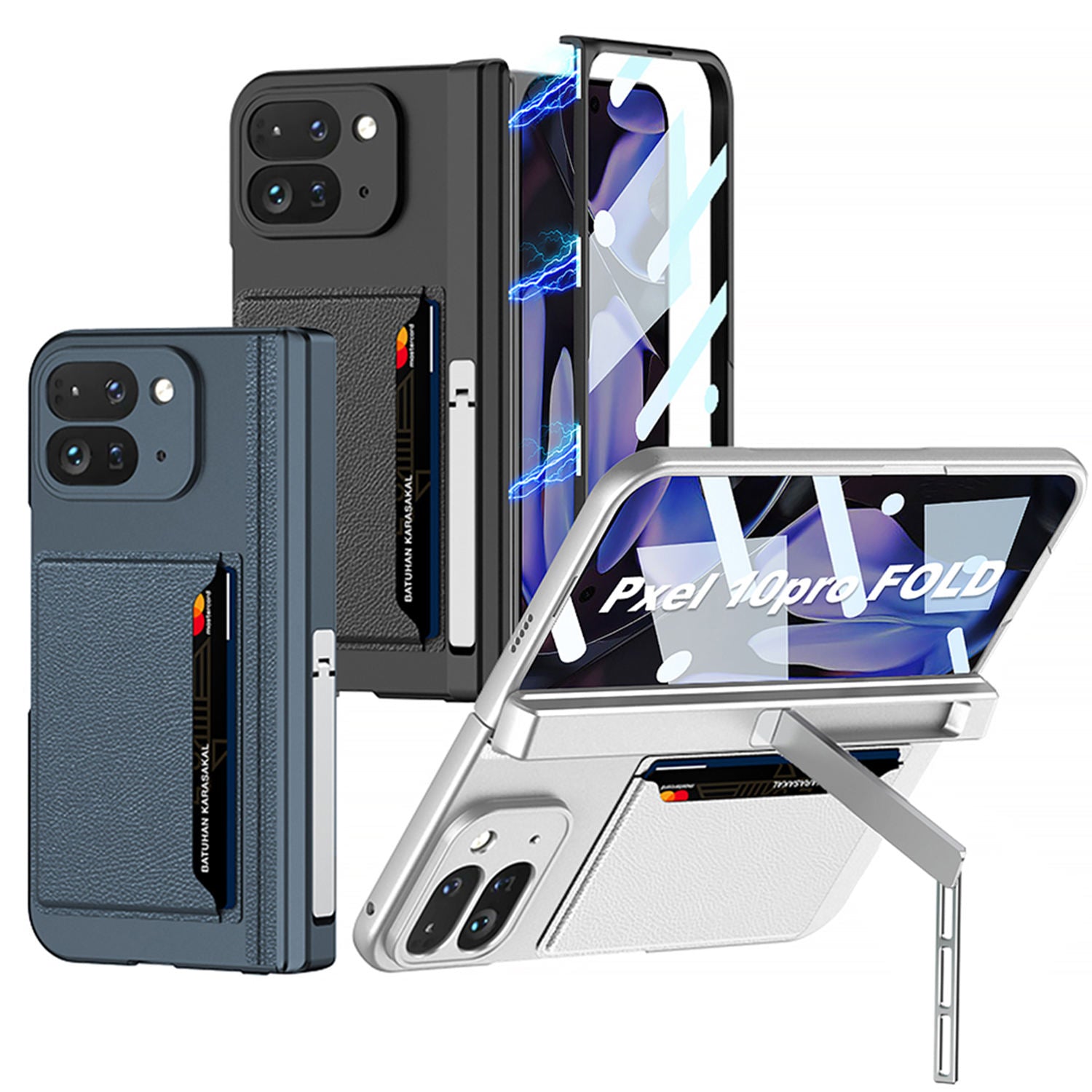 Leather Wallet Case For Google Pixel 9 Pro