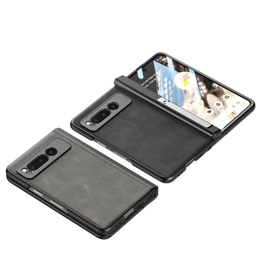 Magnetic Hinge With Kickstand Matte Leather