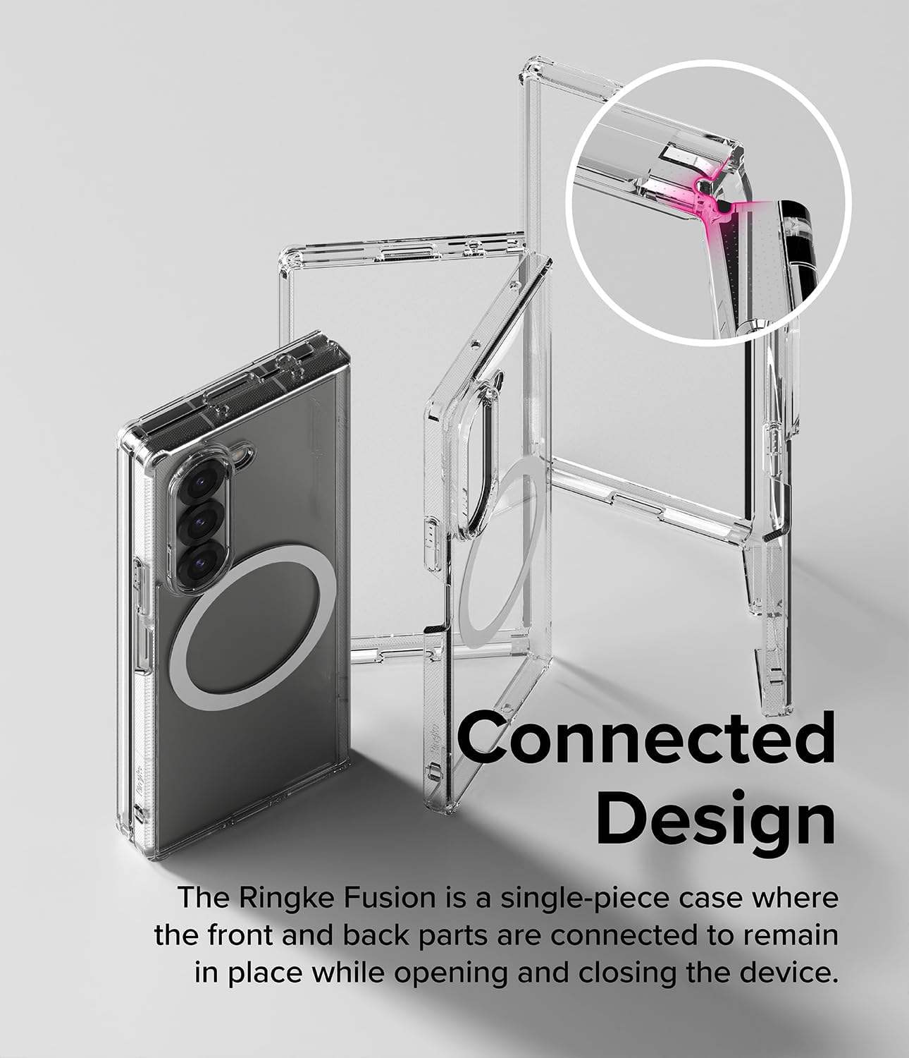 Galaxy Z Fold7 Ultra Clear Fusion With Magsafe