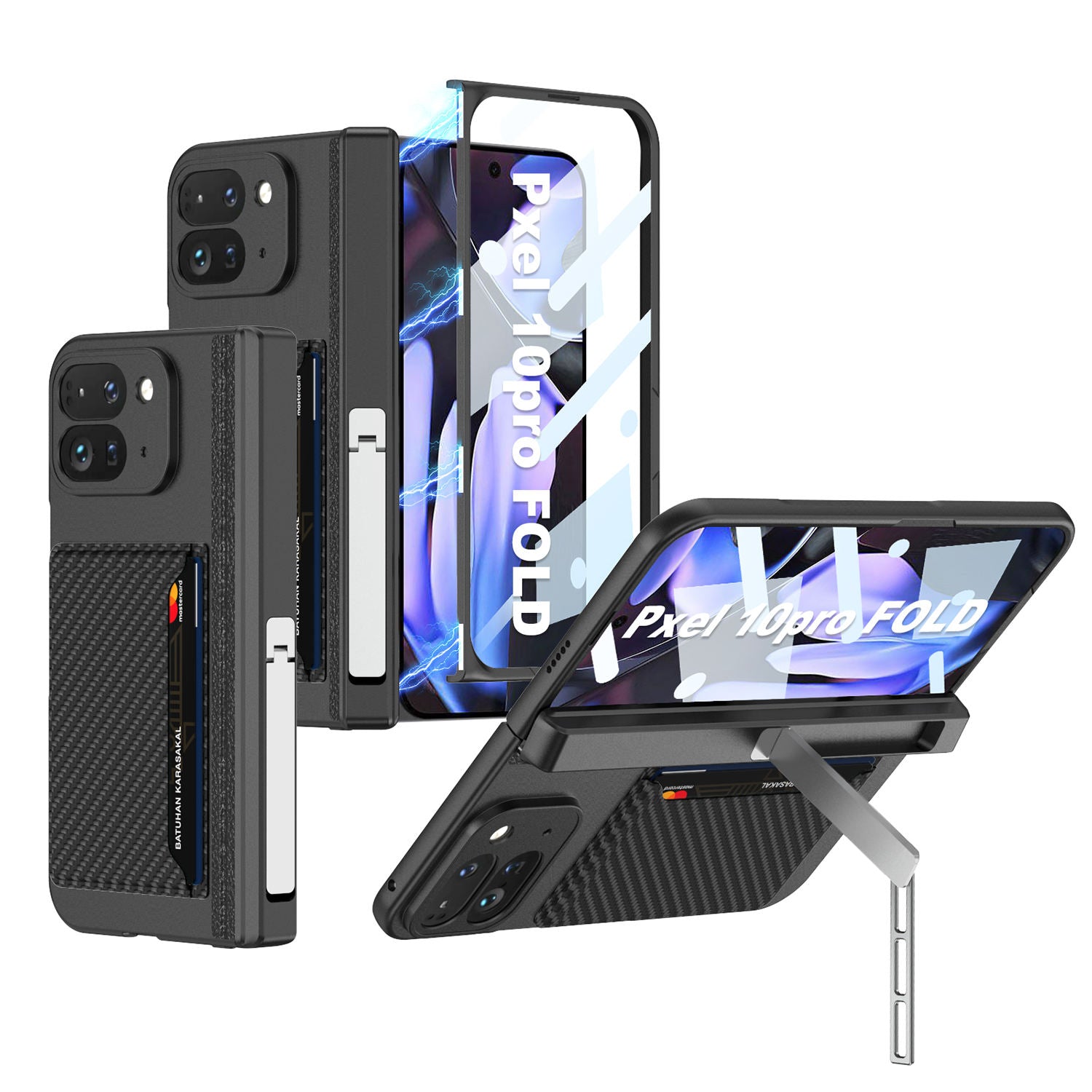 Leather Wallet Case For Google Pixel 9 Pro