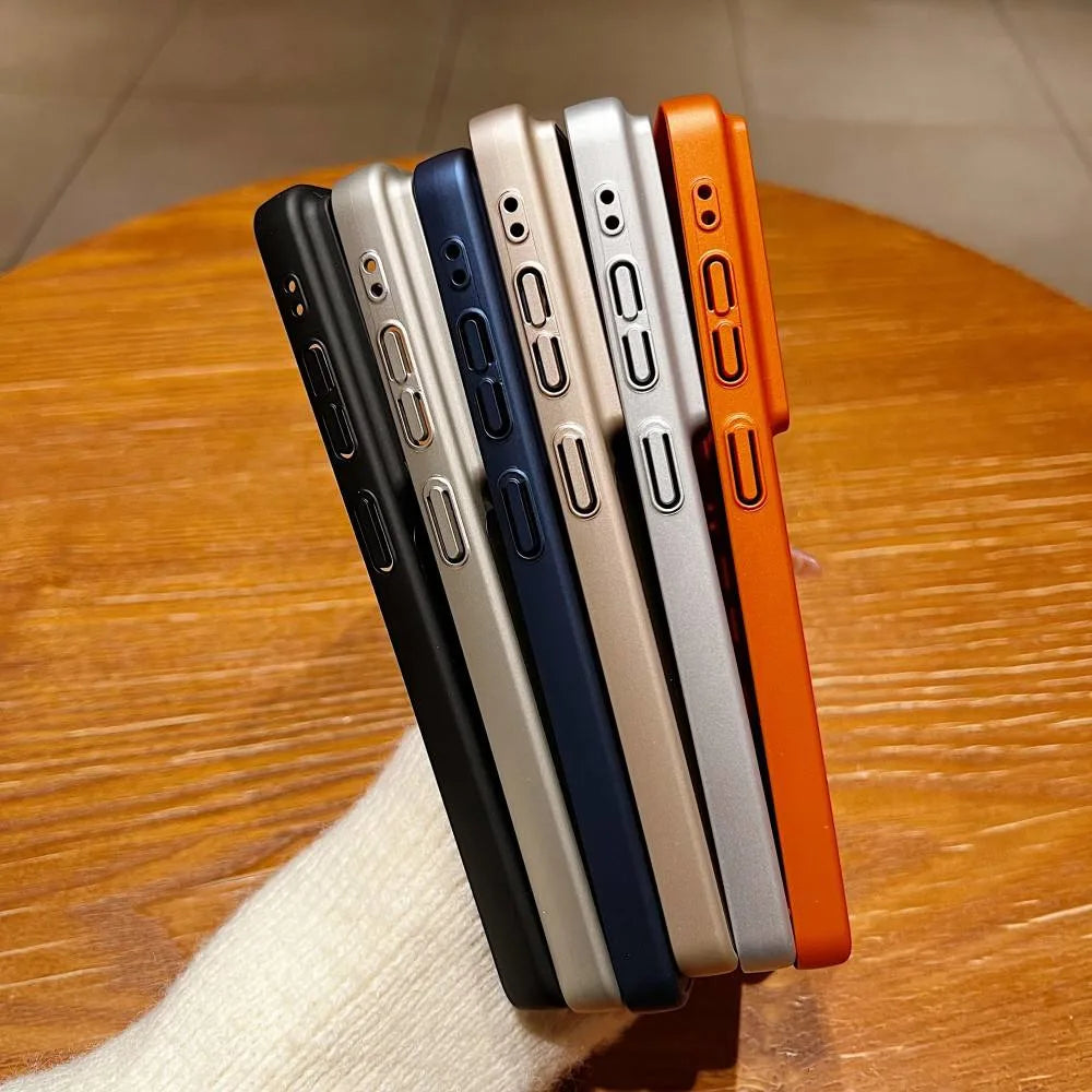 Magnetic Glass Camera Protective Phone Case