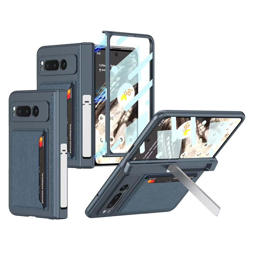 Leather Wallet Case For Google Pixel 9 Pro