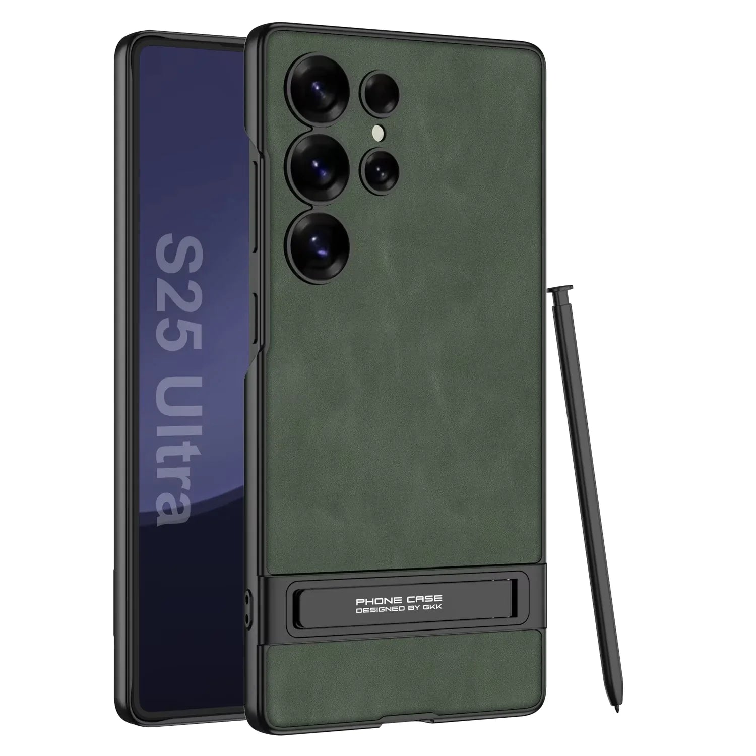 ELVEV Ultra-Thin Leather Bracket Case – Premium