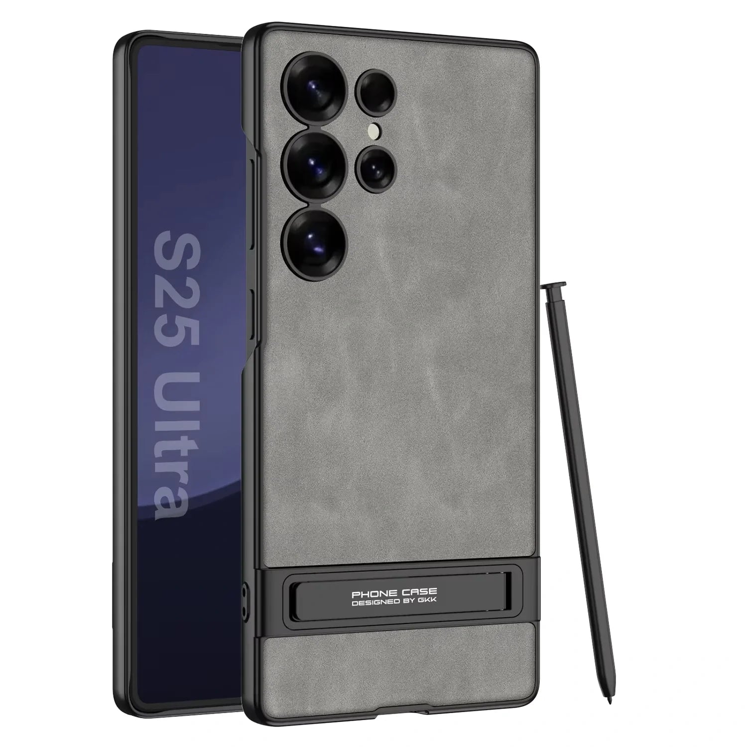 ELVEV Ultra-Thin Leather Bracket Case – Premium