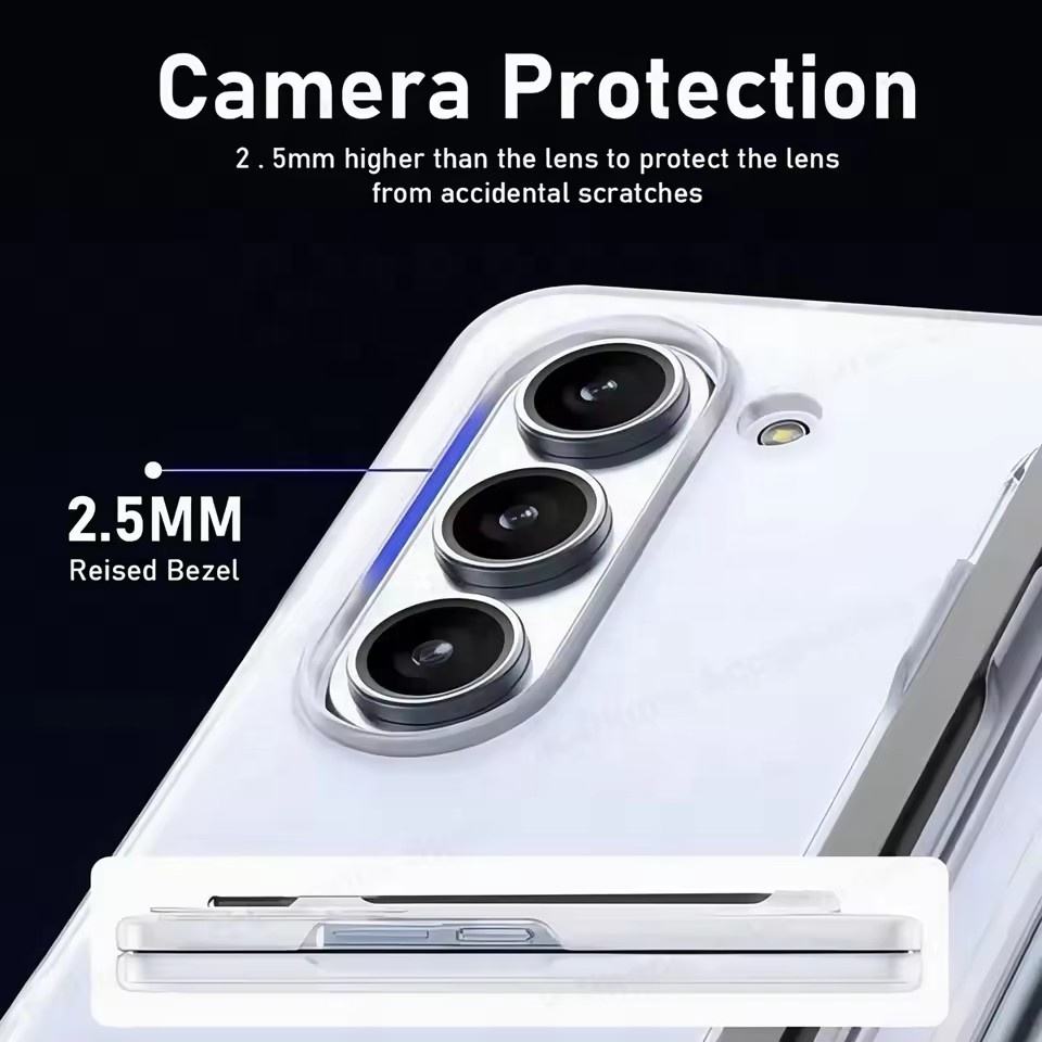 Galaxy Z Fold 7 Clear Fusion S Pen Case