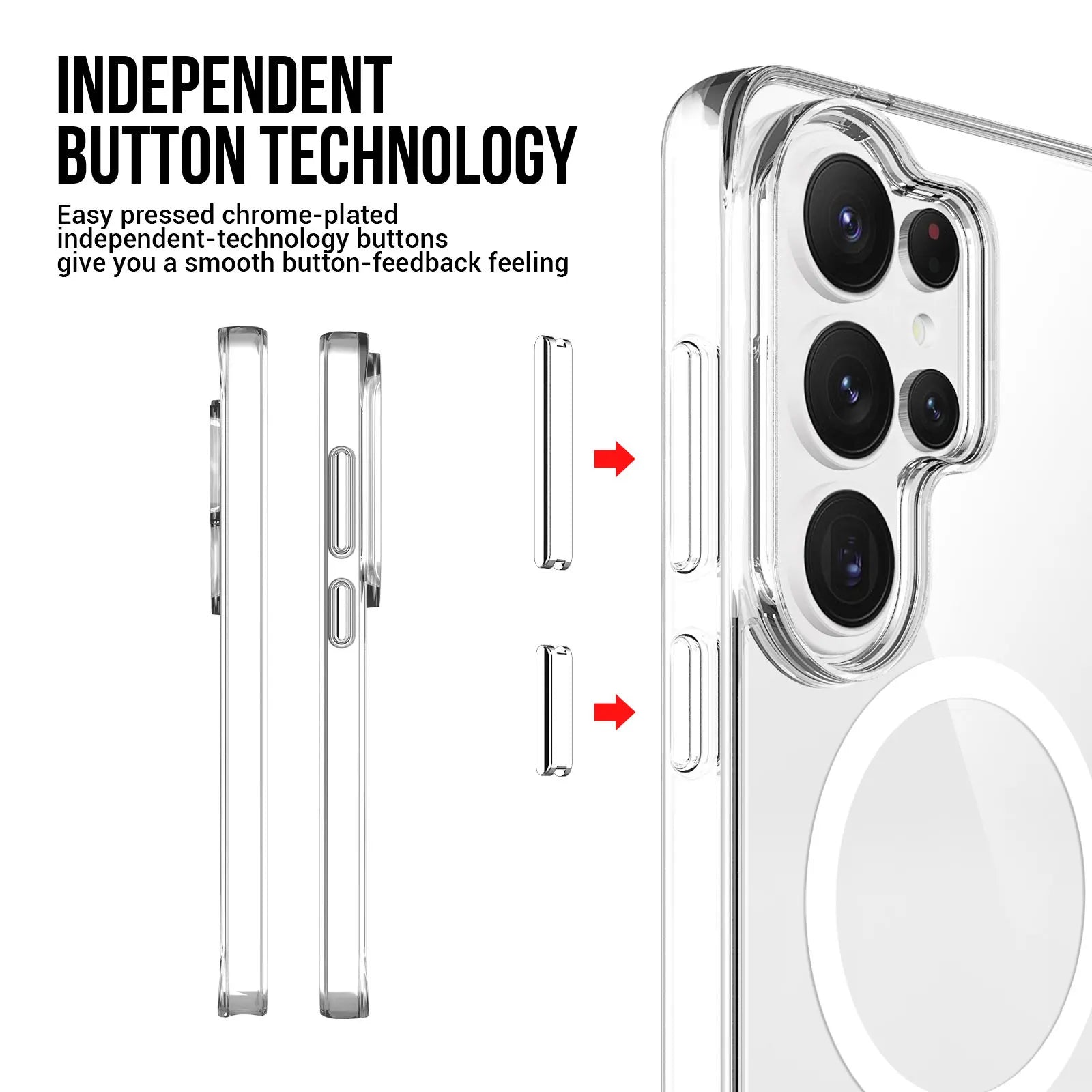 Samsung Galaxy S Series - Premium MagSafe Clear Back Case