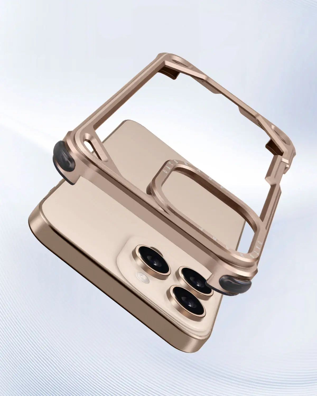 Forged Hollow Metal Guard Case for iPhone – Ultimate Protection & Style