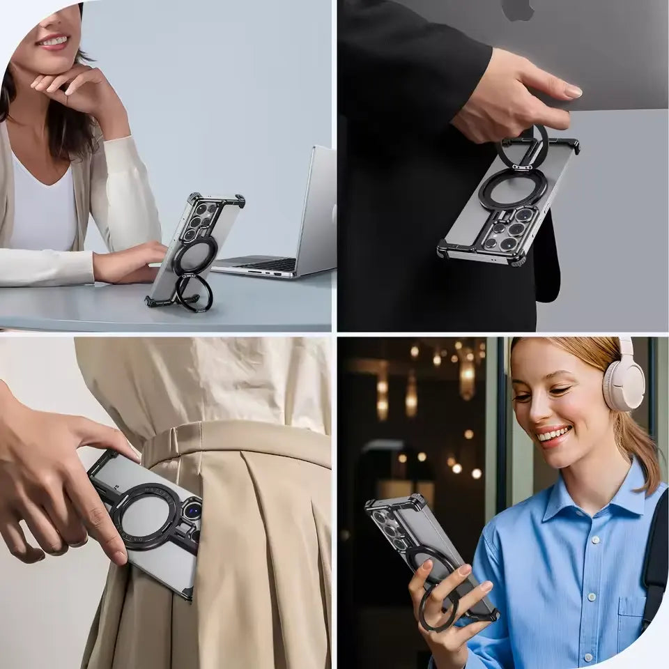 Magnetic Shockproof Ring Case for Samsung