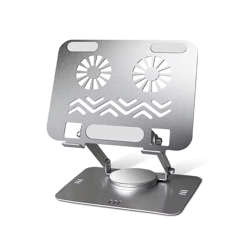 Carbon Steel Laptop and Tablet Stand with Cooling Fan