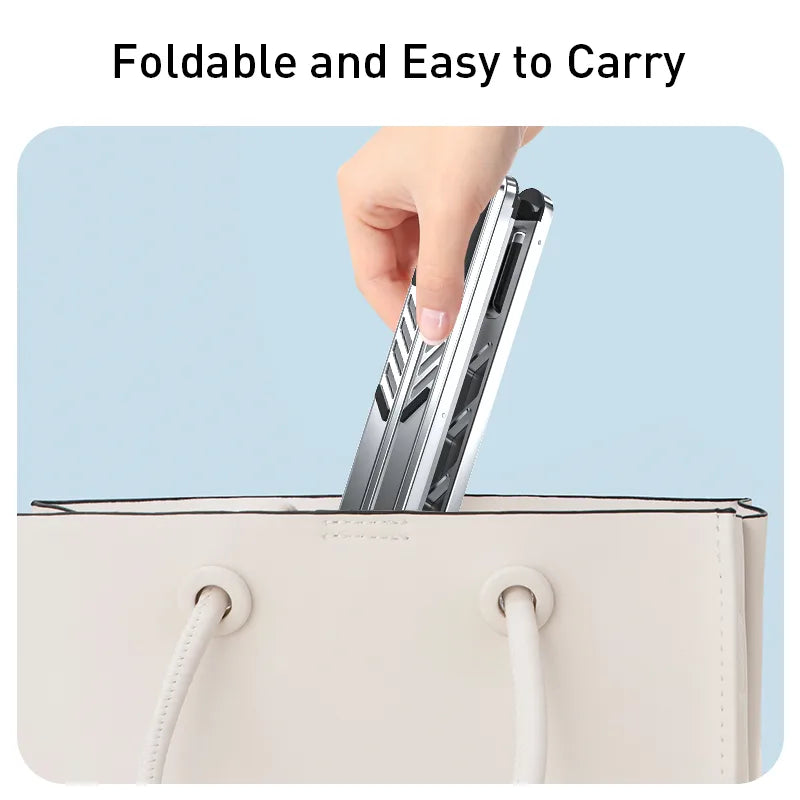 Coteci 4-in-1 Foldable Laptop Stand & Magnetic Phone Holder