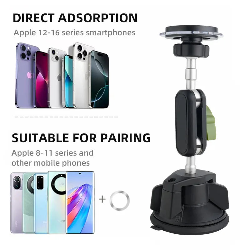 Magnetic Phone Mount with N52 Magnet & 360° Rotating