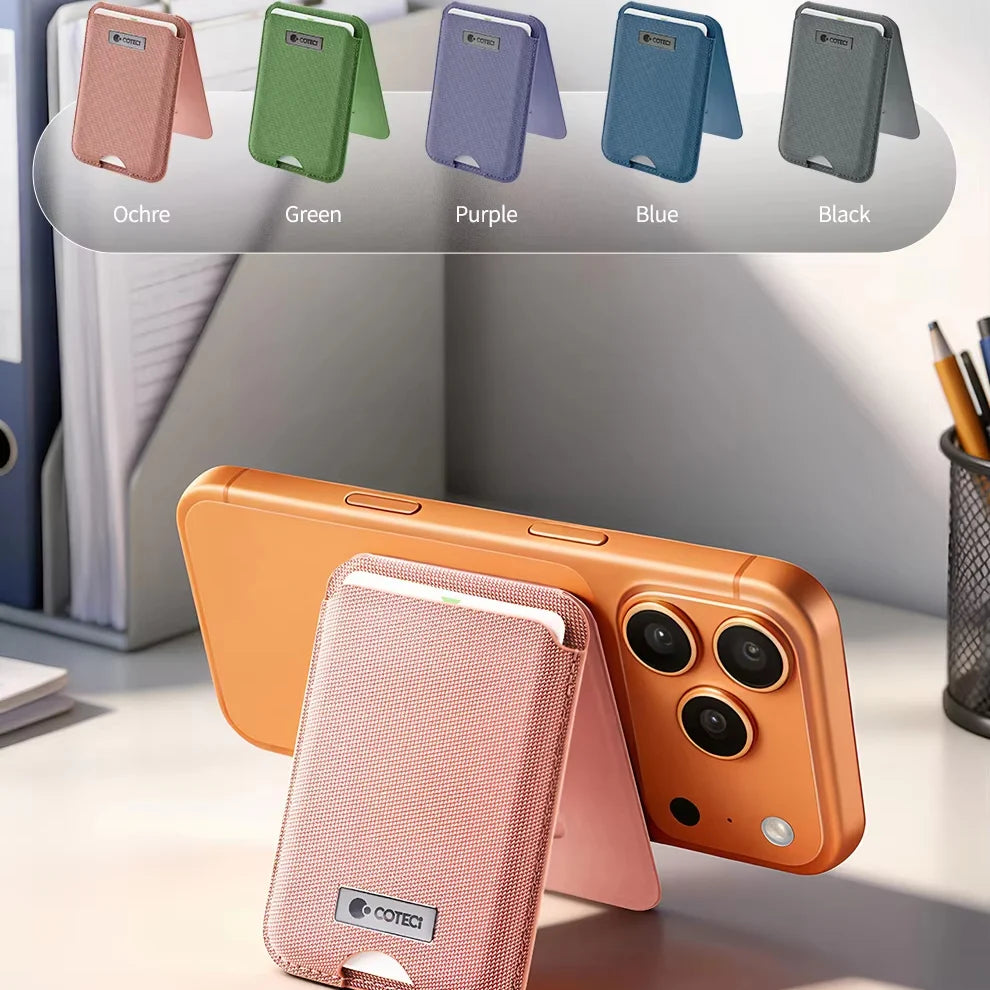 COTECi TR-062 Magnetic Card Holder Wallet with Stand