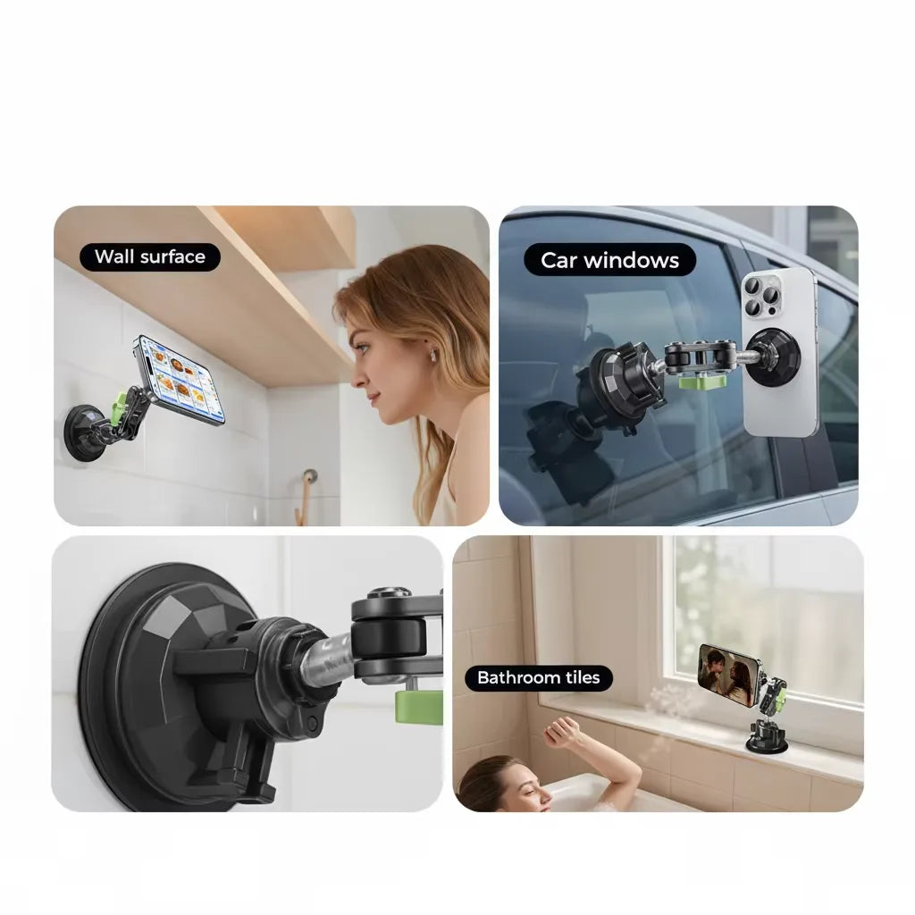 Magnetic Phone Mount with N52 Magnet & 360° Rotating
