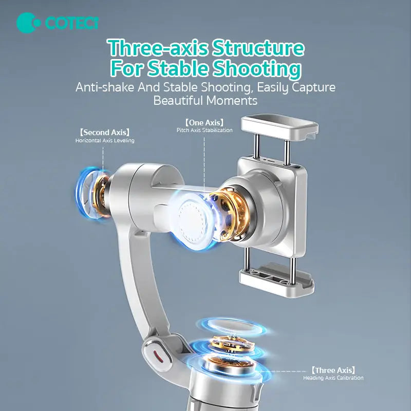 COTECi 3-Axis Smartphone Stabilizer Gimbal