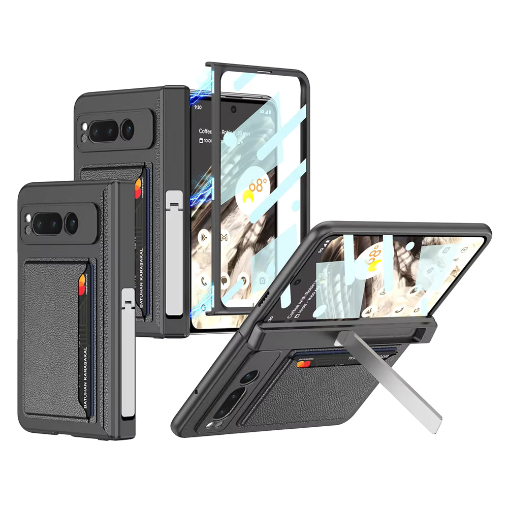 Leather Wallet Case For Google Pixel 9 Pro