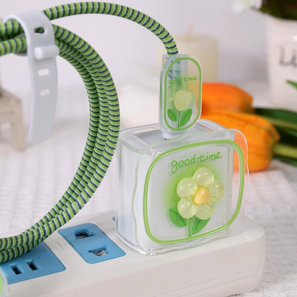 Adorable Green Flower adaptor case