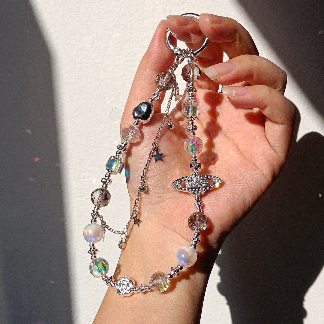 Diamond Star Pendant Phone Lanyard.