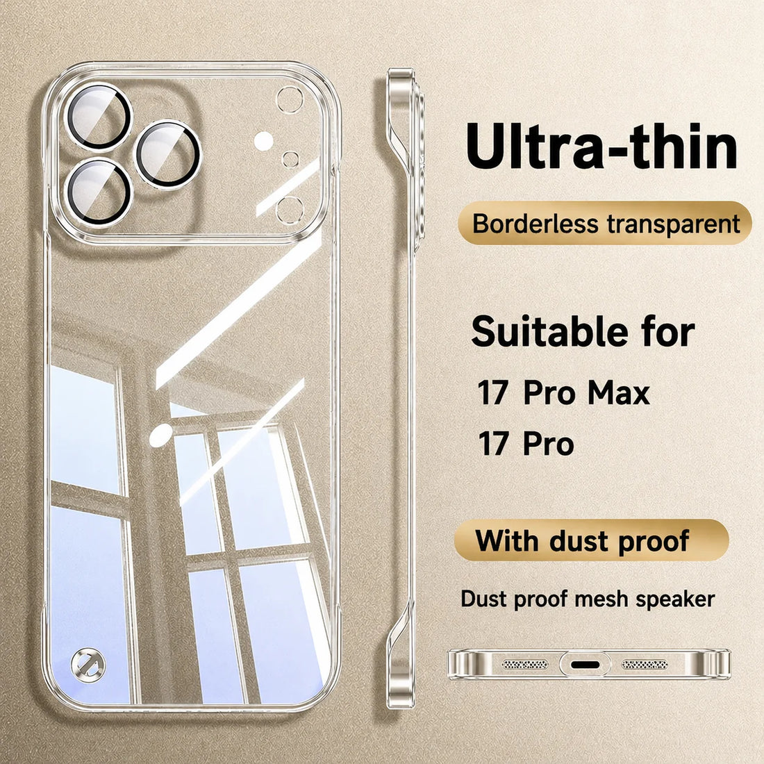 Invisible 0.2mm Frameless Ultra-Thin iPhone Case