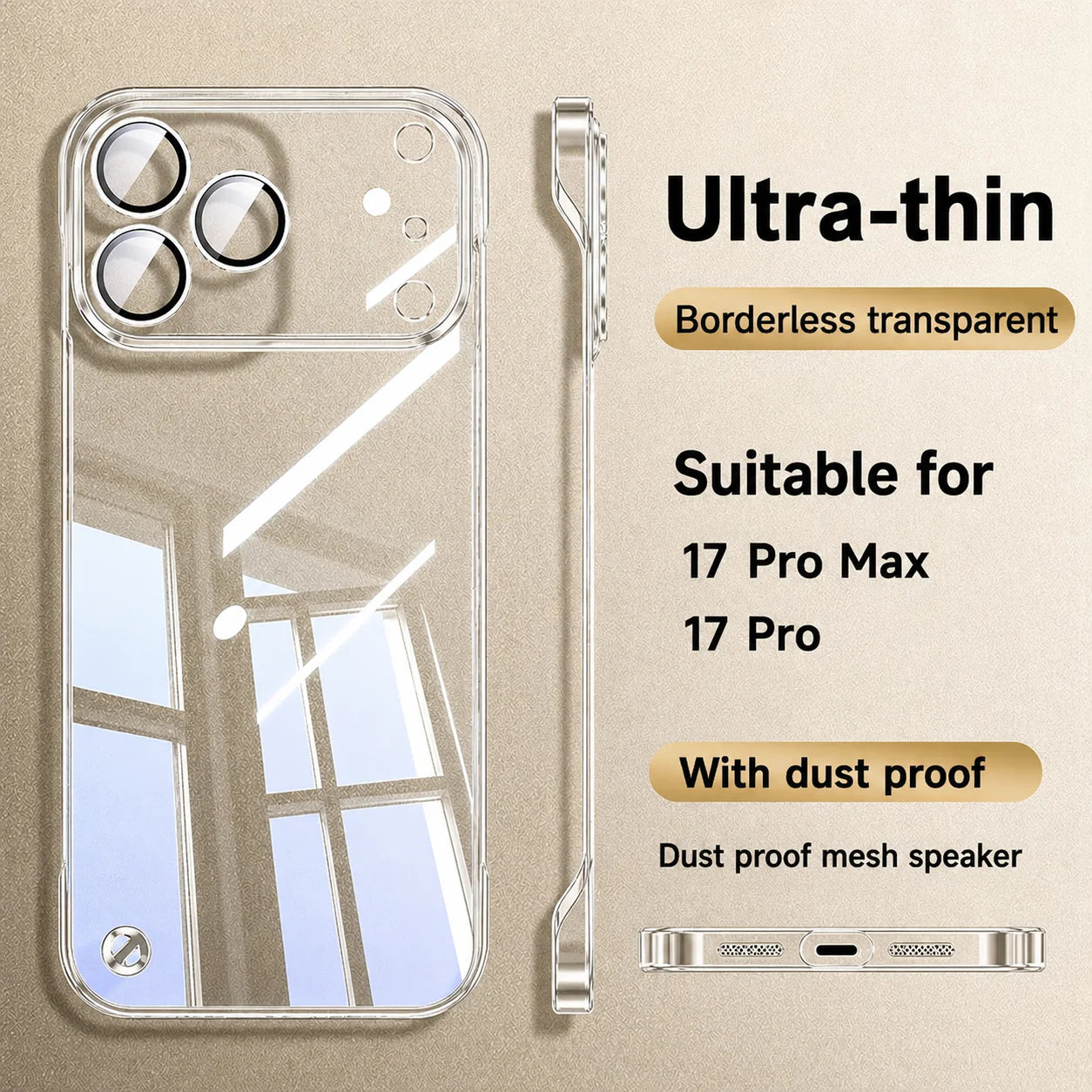 Invisible 0.2mm Frameless Ultra-Thin iPhone Case