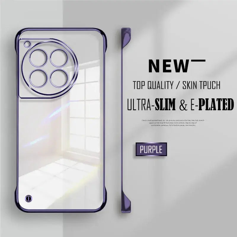 Premium purple electroplated case for OnePlus smartphone