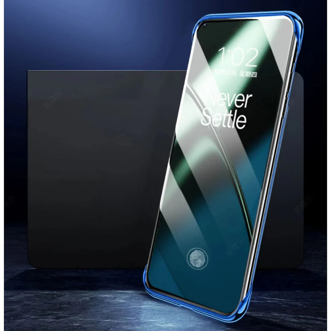 Modern slim-fit OnePlus cover with frameless design and strong grip