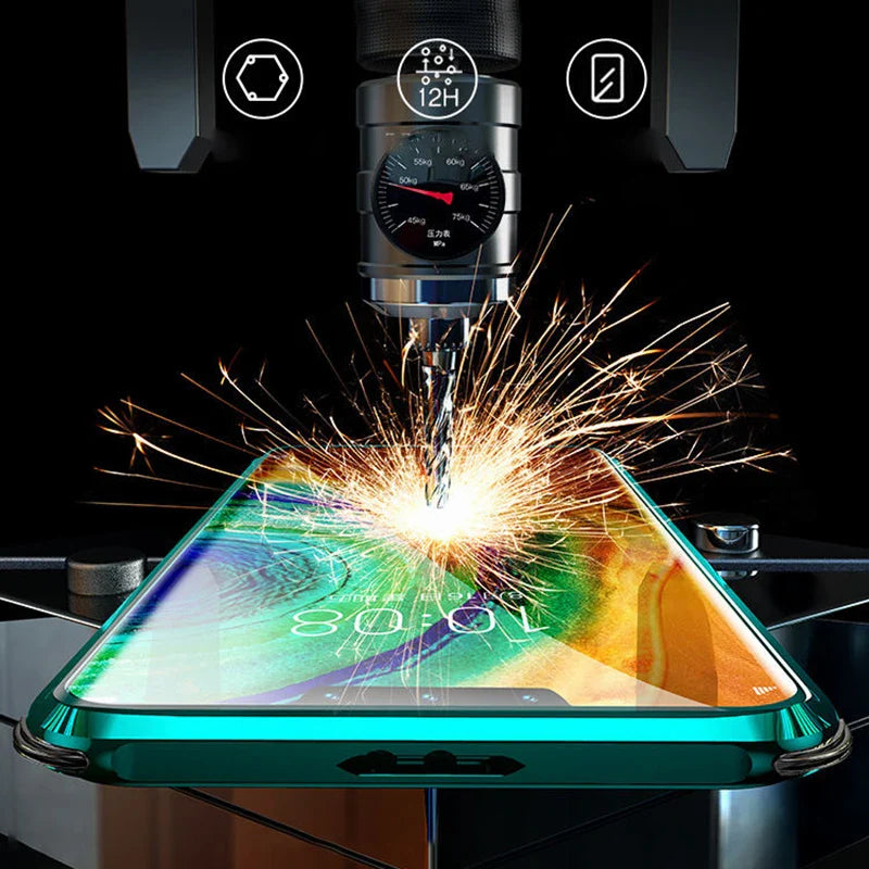 Magnetic Dual-Shield Glass Case for OnePlus