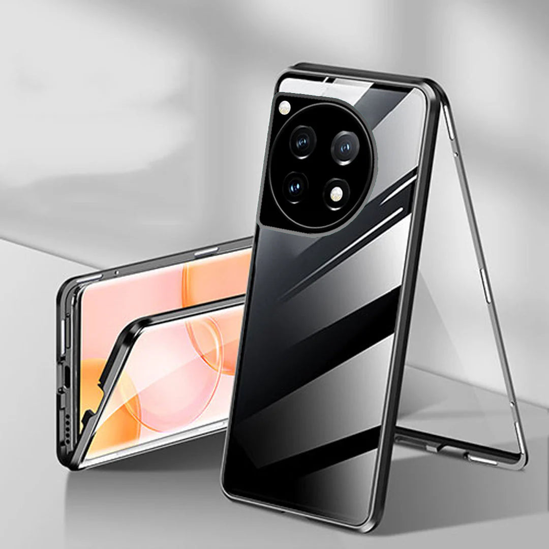 Magnetic Dual-Shield Glass Case for OnePlus