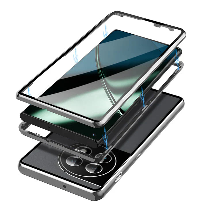 Magnetic Dual-Shield Glass Case for OnePlus