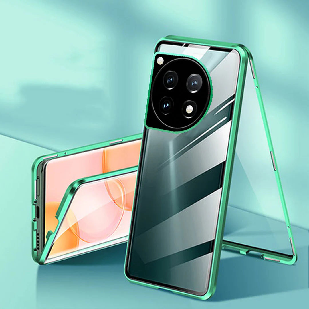 Magnetic Dual-Shield Glass Case for OnePlus
