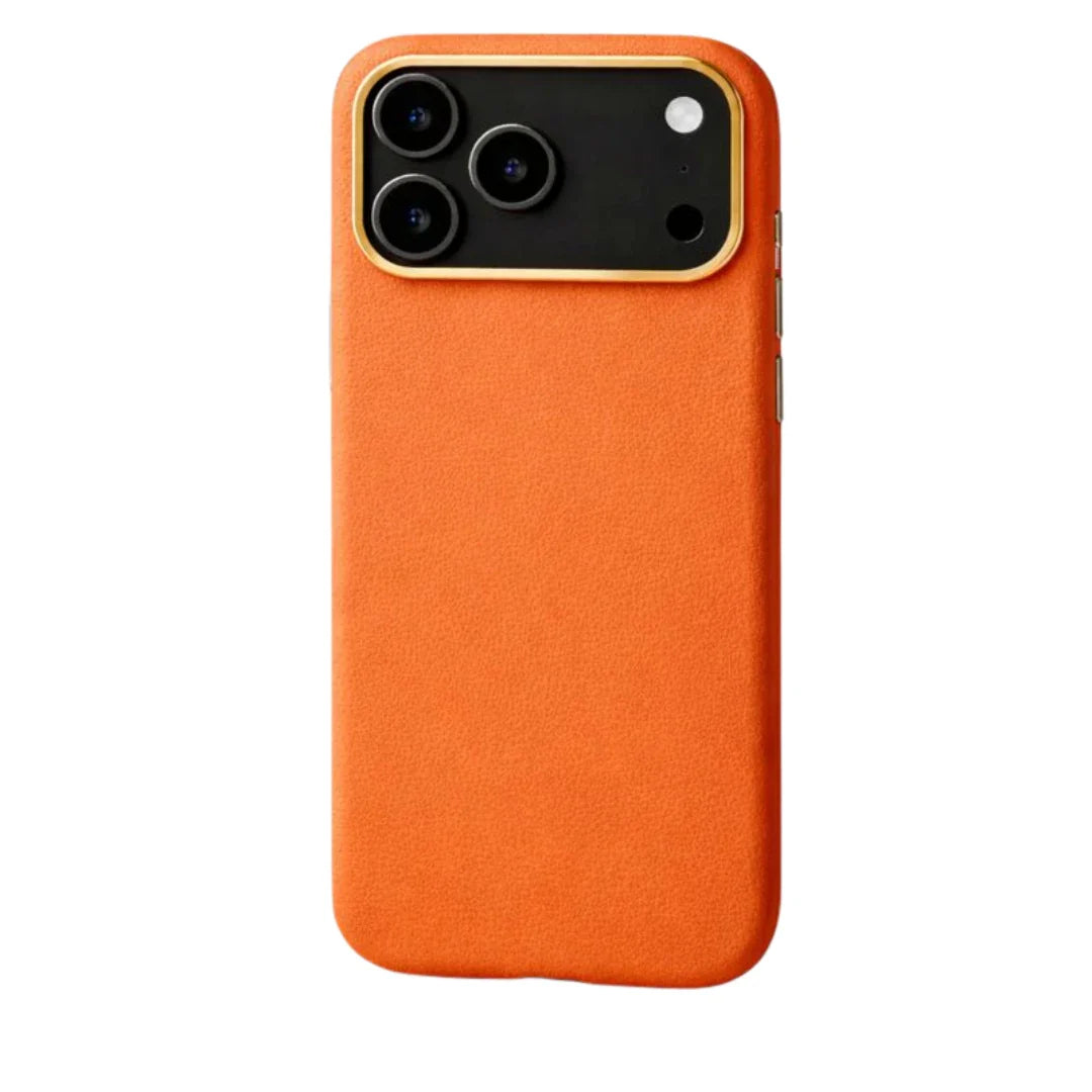 Magnetic Leather Defense Case