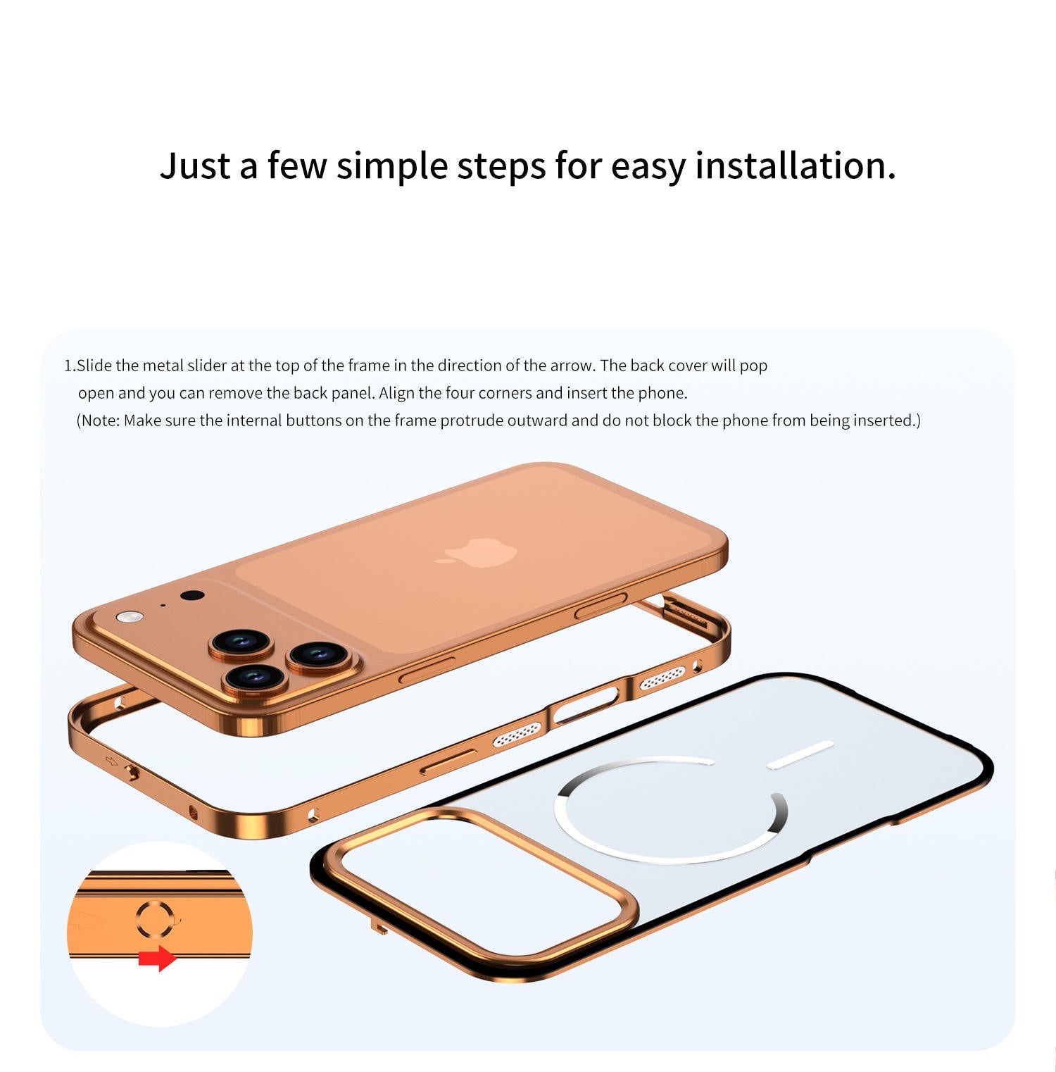 Metal Edge Glass Case for iPhone by Casesaccessories