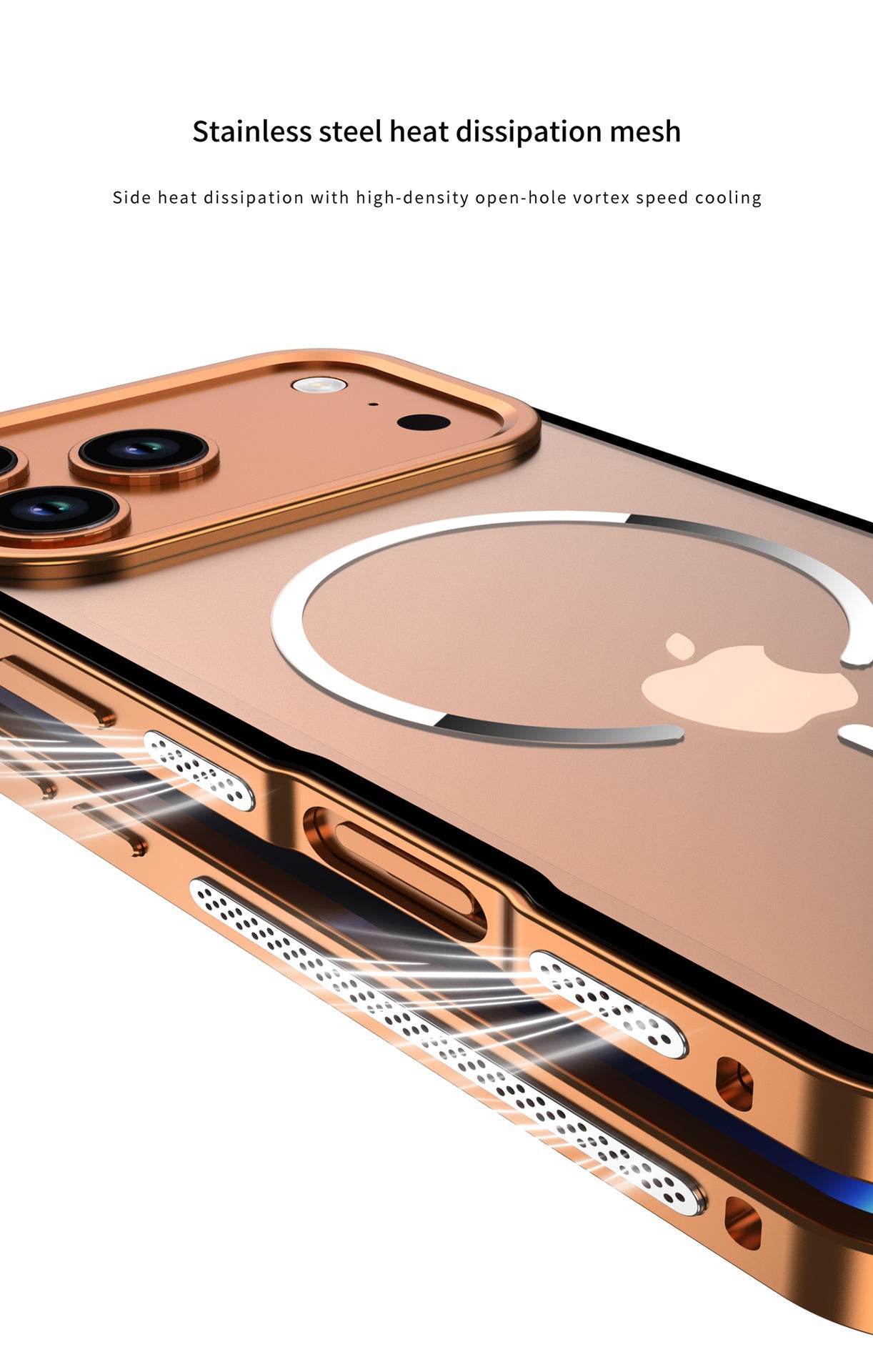 Metal Edge Glass Case for iPhone by Casesaccessories