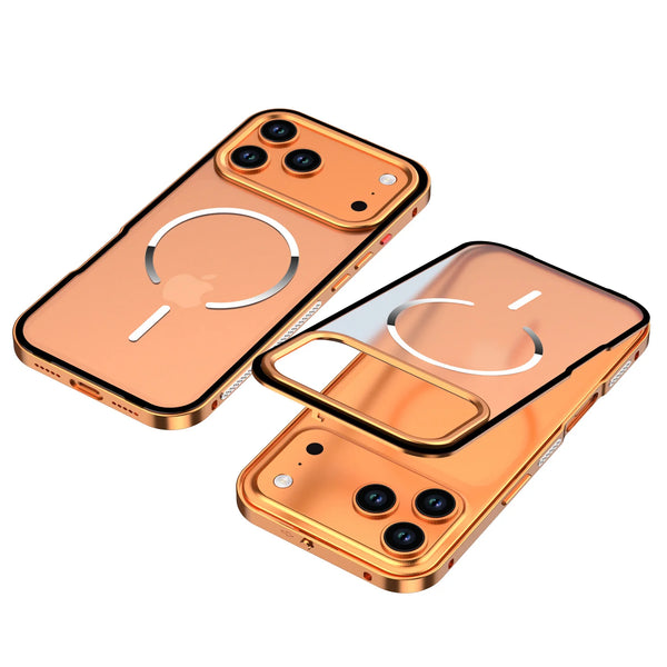 Metal Edge Glass Case for iPhone by Casesaccessories