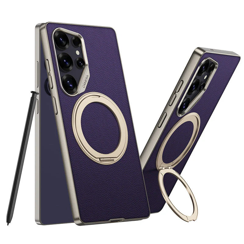 Magnetic Ring Carbon Armor Case