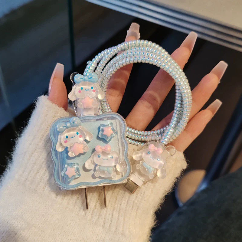 Cute Blue Rabbit Adapter Kit